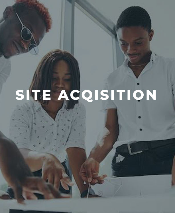 SIPHILASONKE Group offers a comprehensive range of site acquisition services to help clients